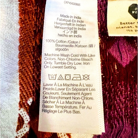 NWT Madewell Jacket Open front Bohemian Size S 100% cotton side pockets - Picture 11 of 11